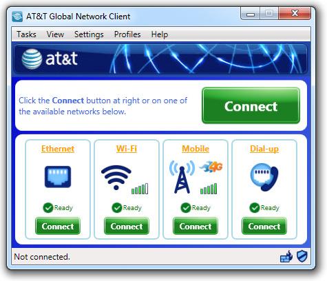 AT&T Global Network Client Overview The AT&T Global Network Client is software that allows Windows computers to easily access the Internet and your company s private network from many locations