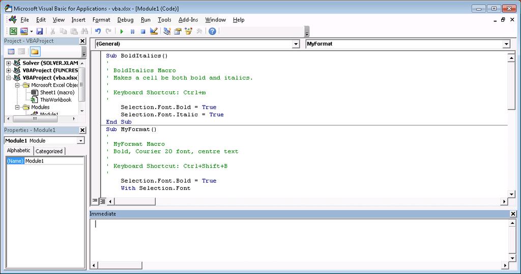 Visual Basic Editor Screenshot DATA 301: Data Analytics (16)