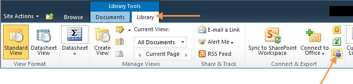 Drag documents or files to move them, and right-click to copy, paste, delete, or rename a file. Click X in the upper right corner to close the window and return to the SharePoint site. 2.