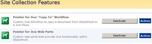 Editing a Jive Web Part A web part's editor contains a single configuration item specific to Jive. This is a drop down item you can use to select a Jive installation.