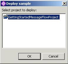 The Deploy sample dialog opens, as shown in Figure 3-39.