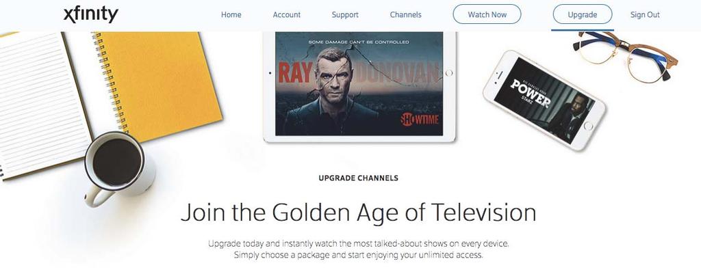 PREMIUM CONTENT UPGRADES The Upgrade button on the Storefront lets students purchase premium services like HBO, Starz and Digital