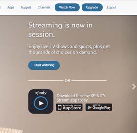 com -OR- MOBILE/ROKU: Download the XFINITY Stream app from App or Channel