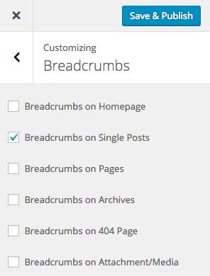 Breadcrumbs Breadcrumbs are a navigation aid that allows users to keep track of their location on a website