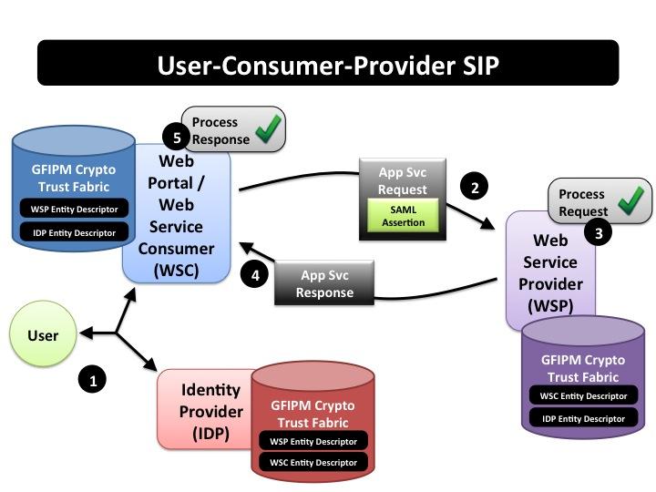 3. The WSP processes the Application Service Request.