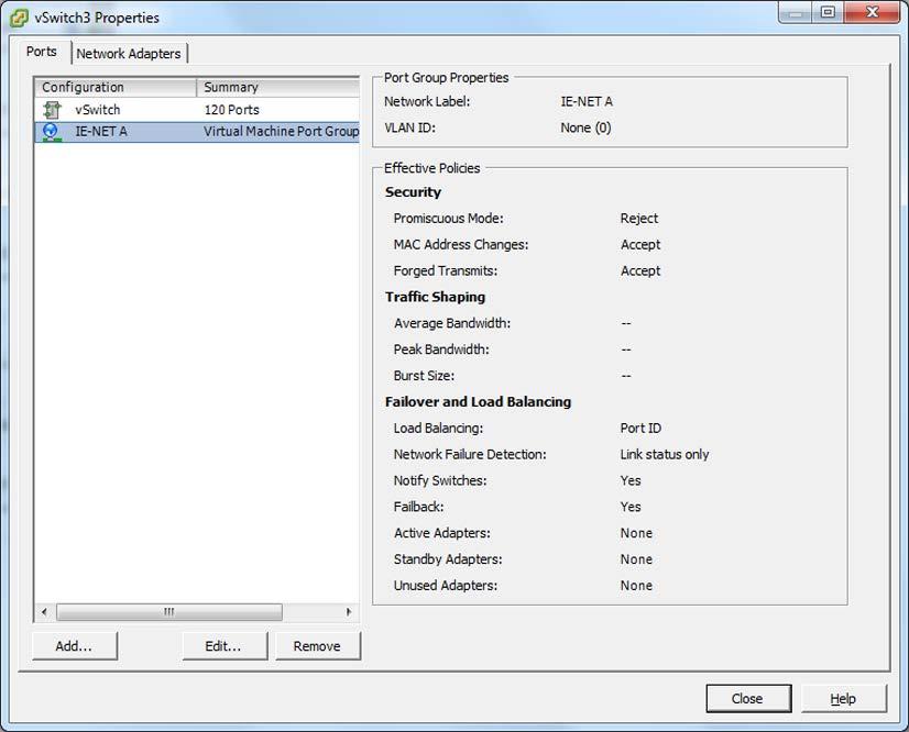 Configuration of the vcenter server environment and virtual machines for use of SIMATIC NET 4.