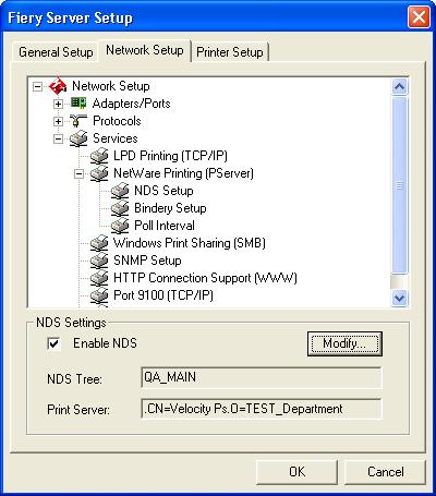 SETTING UP THE FIERY EXP6000/EXP5000 FROM A WINDOWS COMPUTER 35 6 Click OK.