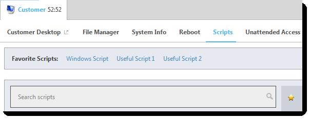 You can have maximum five scripts on your Favorite Scripts list. How to Deploy a Script Follow this procedure to deploy a script during an active session.