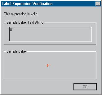 Click in the Expression box and change the value in the If statement from 200 to 100. Click Verify. The expression is tested and a sample is displayed. 8.