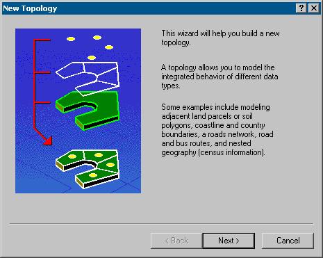 1 You could use this dialog box to rename the topology or increase the cluster tolerance.