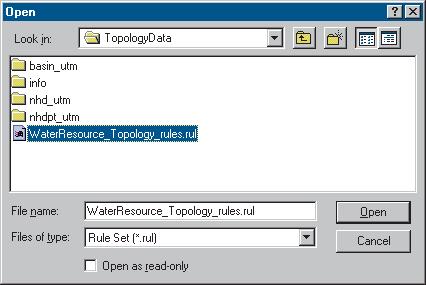 14. Navigate to the TopologyData folder.