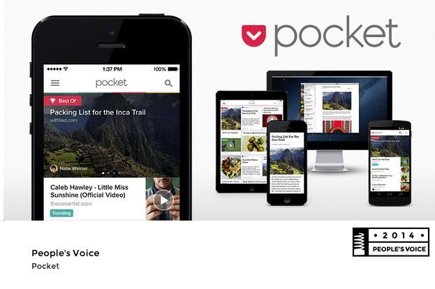 The Good or Successful UX/UI Put articles, videos or pretty much anything into Pocket.