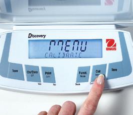 Discovery Semi-Micro and Analytical Balances Highest Performance Discovery s repeatability and linearity performance is 2x