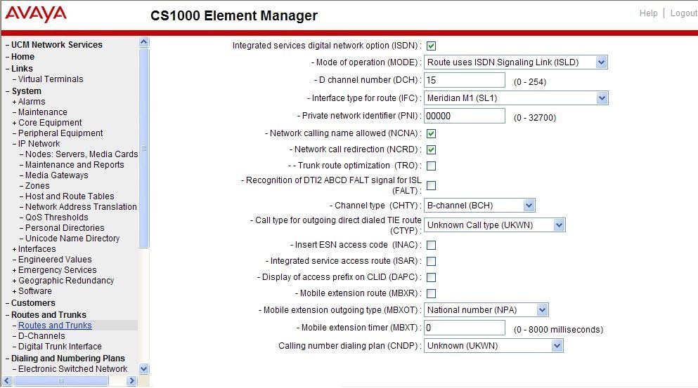 The D channel number (DCH) field must