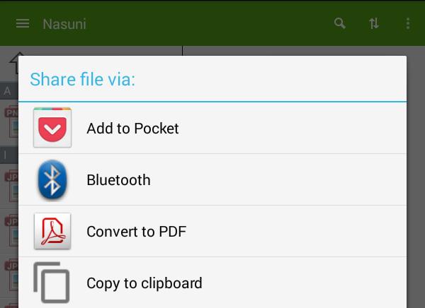 Accessing Volumes Nasuni Mobile Access Tap Share, then tap Attachment. Tip: For ios, tap the share icon at the top right. Then tap Email File or Email Link.