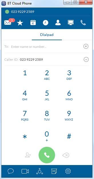 40 7. Desktop app Dialpad To speak to someone, use the keypad in the Dial pad view to dial their number manually or click on the + symbol to find their details in the directory, then click on the
