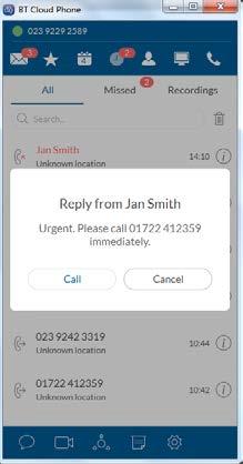 They can then leave a voicemail or select one of the reply message options, which you ll then see on your screen. Click Ignore if you don t want to take the call.
