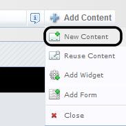 Page Contents Adding a New Content Note: A contentlet can be removed from a page and can be reused on other pages. 1. Locate the desired page and double-click it.