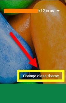 4 Changing the Class Theme You can choose a theme (image) that will be displayed for the class in the stream.