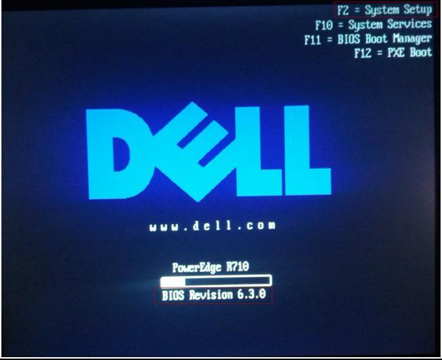 2 DELL R710 BIOS System changes Please verify that your system has the latest BIOS installed. You may obtain the latest drivers and downloads for the Dell R710 from Dell s website.