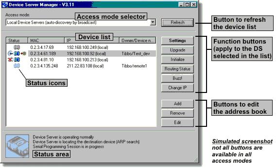 Software Manuals 164 DS Manager Device Server Manager (DS Manager) is a part of the Device Server Toolkit.