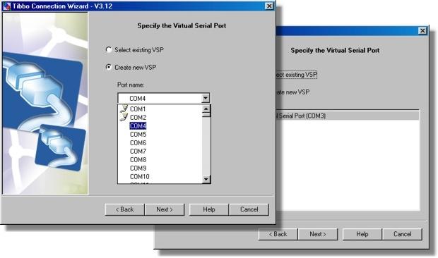 Software Manuals 242 Choosing select existing VSP option displays the list of VSPs that are already found on your system (i.e. the ones that have been created before).