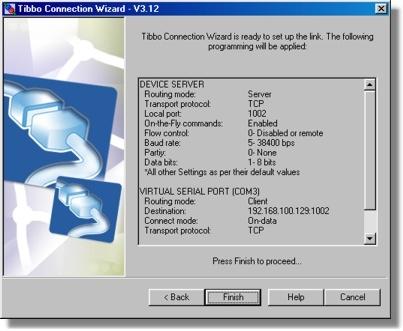 Software Manuals 284 Reviewing setup details 4.1.4.6 On this step you can review the setup this Wizard is about to apply to both sides of the connection.