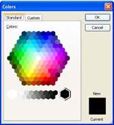 colour (Standard) (Custom) to match your theme, and