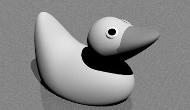 Exercise 49 Creating a rubber duck 1 Start a new model. Save as Duck. 2 You can use layers to separate your parts, but for this model, it is not necessary.