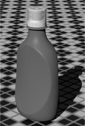 Exercise 61 Creating a squeeze bottle: Some models require more attention to detail. This is an example of a model that requires precise modeling techniques.