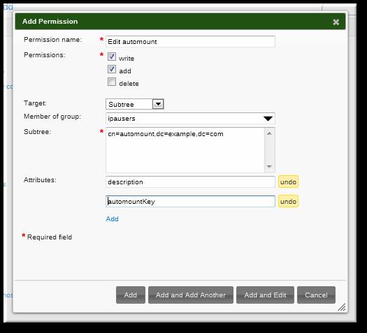 Identity Management Guide 6. Select the method to use to identify the target entries from the Target drop-down menu.