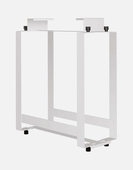 Easy and fast assembly without tools, optimizes work area. UNIVERSAL CPU HOLDER Compatible with CLASIC, PREMIUM as well as PREMIUM ELECTRIC frame. adjustment range: 120-195 mm.