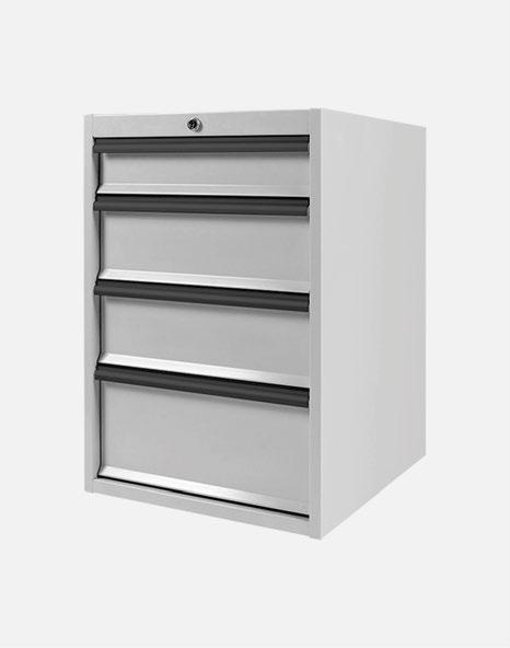 Accessories Drawer unit - 2 drawers Equipped with central locking system and two drawers of equal height.