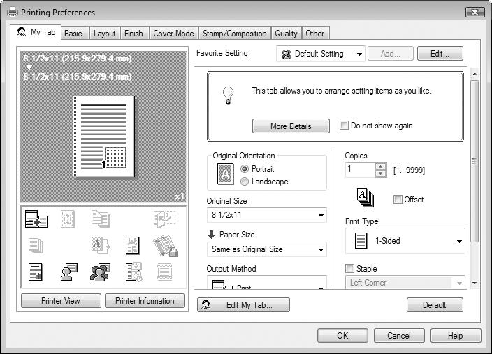 Useful printing operations Chapter 4 4 Configuring an easy-to-use printer driver 4.0 4.