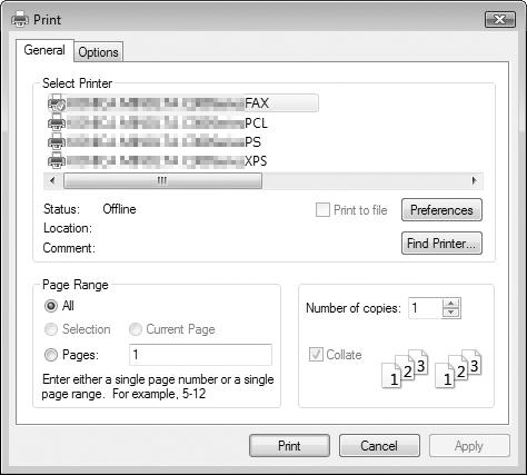 5.3 Faxing data directly from a computer 5 5.