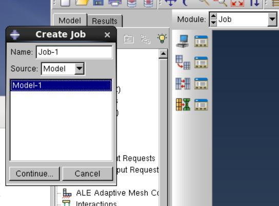 9.2 Create Topology optimization job(s): define Name; select Model and optimization