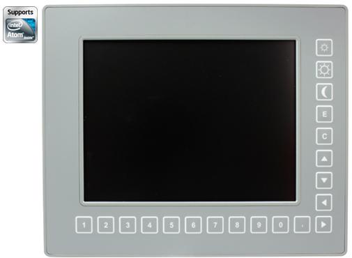 DC13 Rugged 8.4" Panel PC with Front Keys 8.4" 4:3 TFT LCD panel 800 x 600 pixels resolution Intel Atom E600 series 1 USB 2.