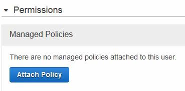 5.3. Assigning an AWS policy to a user Now that the new permissions policy has been created, it needs to be attached to the new user: 1. Go to Users in the IAM Console. 2.