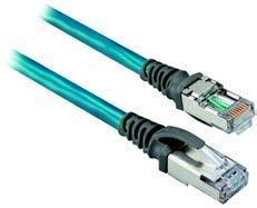 RJ5 Gigabit Features Flex-rated TPE cables for various applications Teal cable jacket Rugged strain relief and latch mechanism to maintain network integrity RJ5 Cordset, Cat 6 Suitable environments M