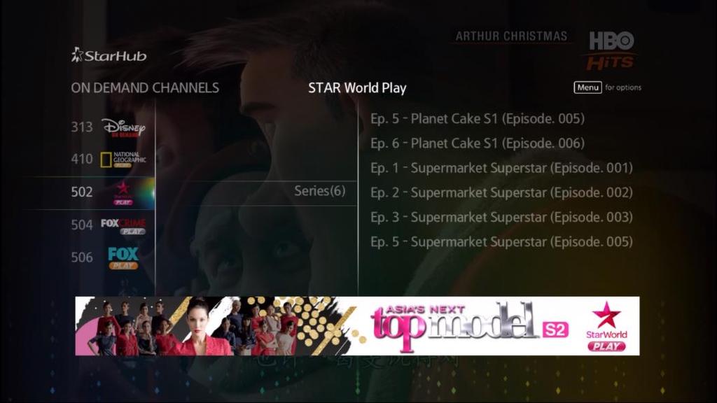 ON DEMAND CHANNELS This listing allows you to browse through all the available On Demand Channels. For access to On Demand Channels, please check your subscription packages for entitlements.