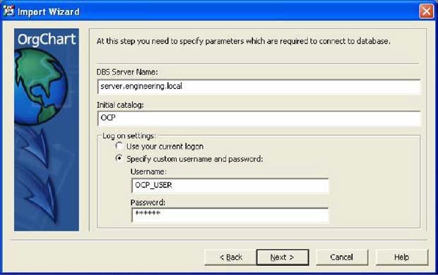 STEP 3. SQL SERVER CONNECTION PARAMETERS. STEP 3. SQL SERVER CONNECTION PARAMETERS. This is the trickiest part. You have to know exact SQL Server connection parameters and access credentials.