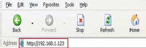 Double click the IP address of the IP Camera listed (Figure 1.9). Select your language and browser you use.