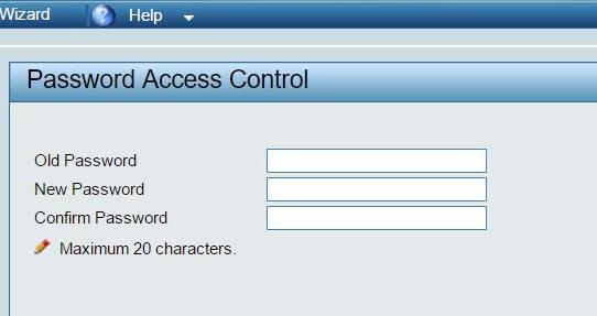 6. Navigate to System > Password. Set a new password for the switch and click Apply. 7.