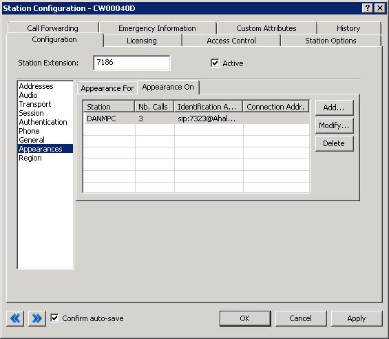 Interaction Administrator secondary station configuration When you configure the secondary station, you specify the stations which appear as secondary line appearances on the secondary station.