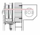 Step 2 B Gear Operated Rolling Shutters Exterior Mount Shutters: Install Universal Insert the Drive shaft of the universal into the gear Mark exit point from the Universal and deduct approximately