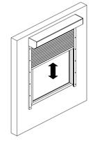 Step 3: Finishing Installation and Check Function Test run shutter curtain Test run the shutter up and down 3 times. Make sure it runs free from obstructions. Adjust if necessary.