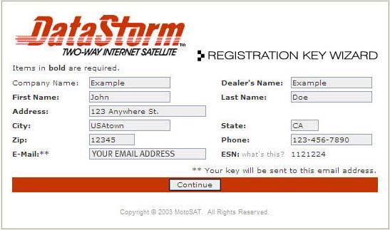 4) Input your Information*: *Your *ESN number is crucial and can be found here on