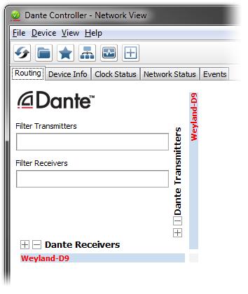 Figure 5 - Dante Controller showing device in failsafe mode Also, for devices with LEDs, all status LEDs on the device will be red. 8.3. How do I recover from failsafe mode?