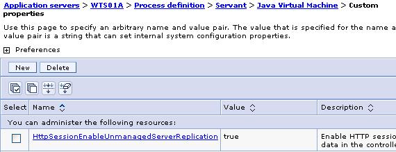 Figure 15 Enable HTTP session in the controller 4. Save and restart the application server.