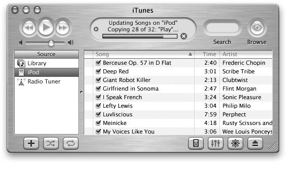 itunes Digital Music for Your Mac Library Your collection of songs, imported from your own audio CDs or downloaded from the Internet. Easily browse or search for music.